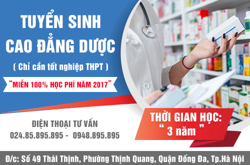 Tuyen-sinh-cao-dang-duoc-ha-noi-mien-100%-hoc-phi-nam-2017-1