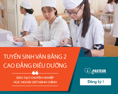 Trường Cao đẳng Y Dược Pasteur tuyển sinh Văn bằng 2 Cao đẳng Điều dưỡng