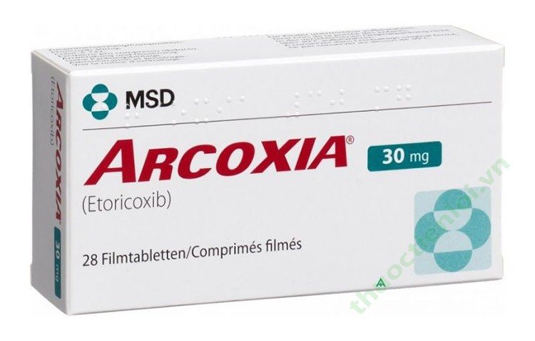 Thuốc arcoxia thuốc giảm đau kháng viêm chọn lọc