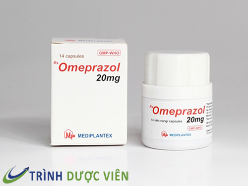 Thuốc đau dạ dày Omeprazol 20mg dạng hộp