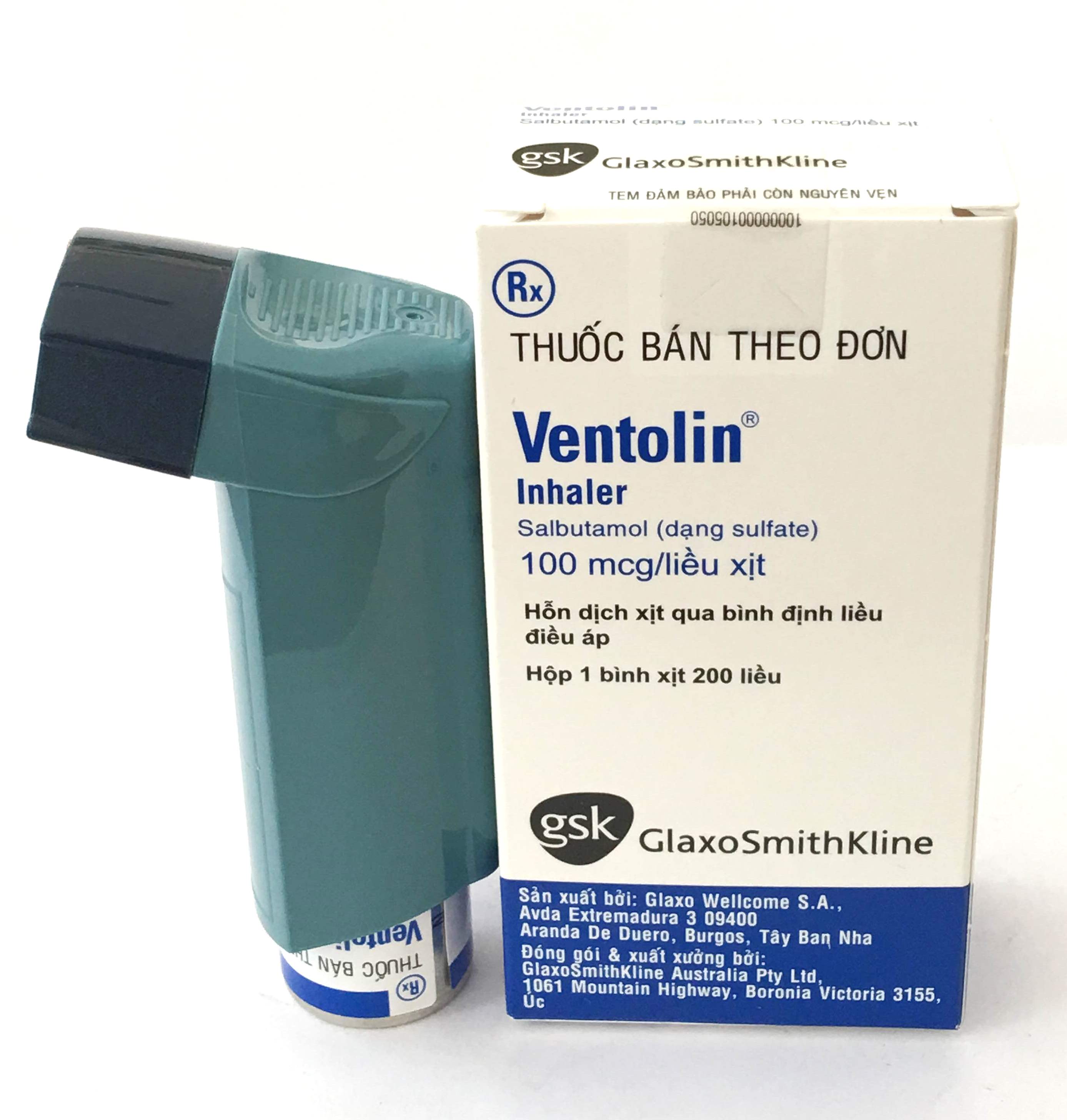Công dụng và liều dùng của thuốc Ventolin