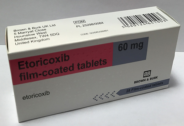Cẩm nang thuốc Etoricoxib cho người dùng