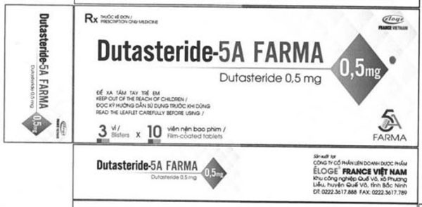 Tổng quan về thuốc Dutasteride