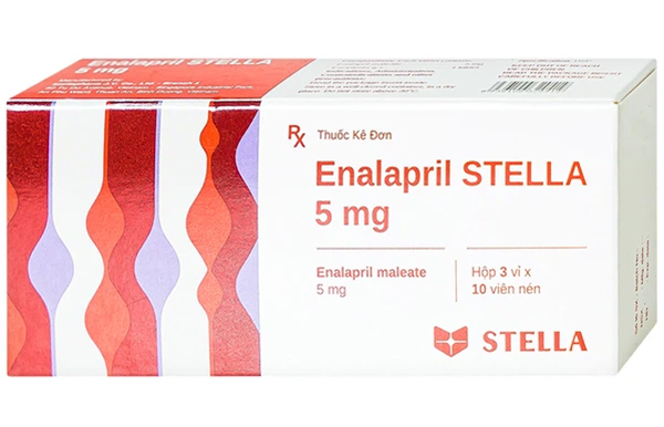 Thuốc Enalapril điều trị tăng huyết áp, suy tim