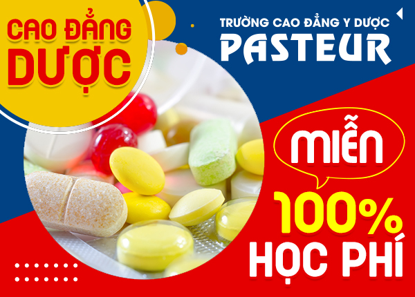 Trường Cao đẳng Y Dược Pasteur miễn giảm 100% học phí cho khóa học Cao đẳng Dược tại Hà Nội