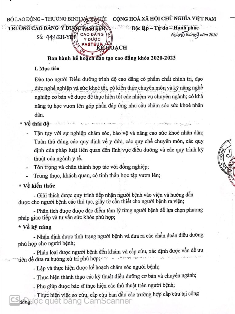 Trường Cao đẳng Y Dược Pasteur